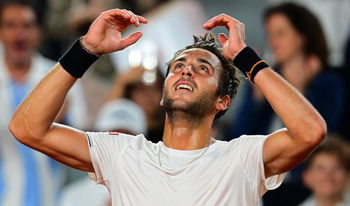 After Saving 2 Match Points, Etcheverry Eliminates Rublev in Halle  