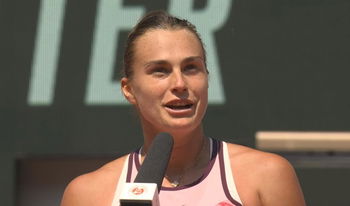 Sabalenka : C'est incroyable ce qu'Elina (Svitolina) arrive à faire sur le court alors qu'elle vient juste de donner naissance à sa fille (NDLR, le 15 octobre 2022)