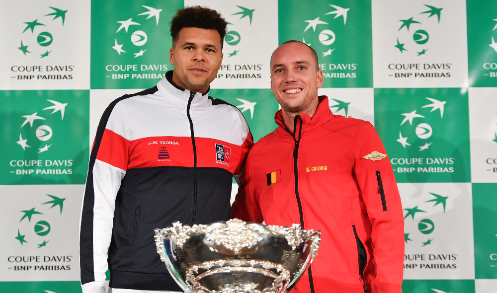 C'est parti entre Tsonga et Darcis 