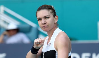 Une Halep à réaction