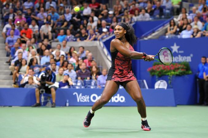 C'est parti entre Serena Williams et Roberta Vinci sur l'Arthur Ashe Stadium