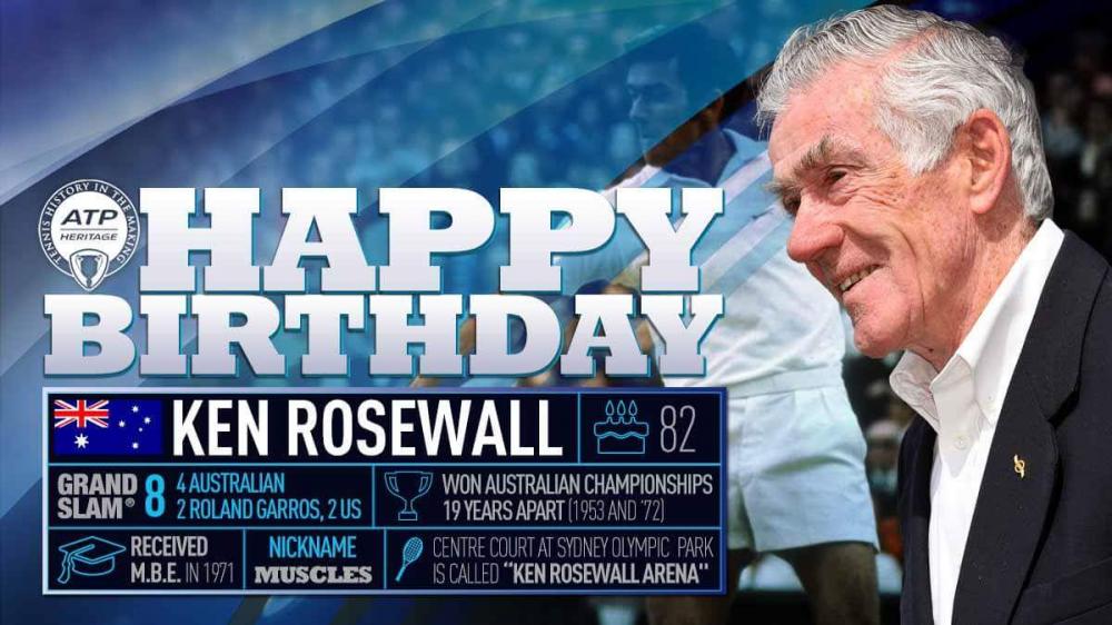 Ken Rosewall fête ses 82 ans 