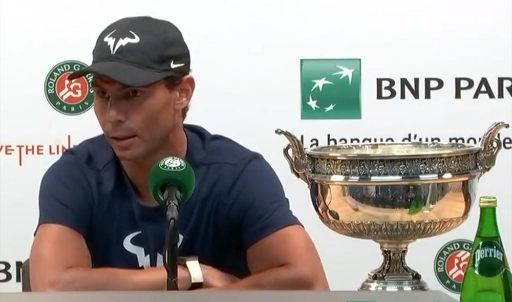 Nadal in press conference