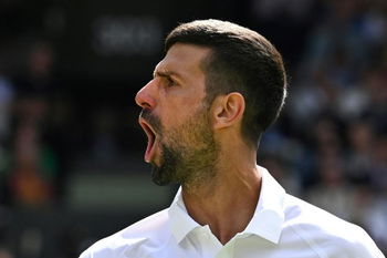 Video - The stratospheric net point won by Djokovic against Kecmanovic at Wimbledon  
