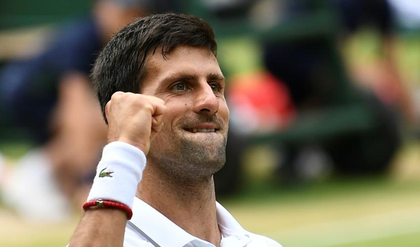 Djokovic en finale de Wimbledon 