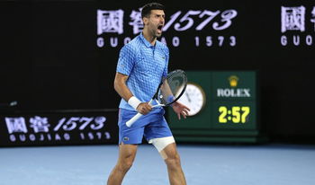 L'explosion de joie phénoménale de Djokovic