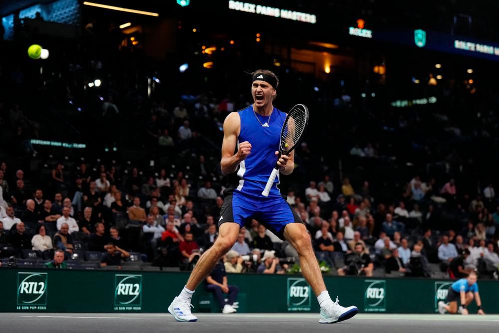 Zverev tornerà n°2 al mondo dopo Parigi-Bercy