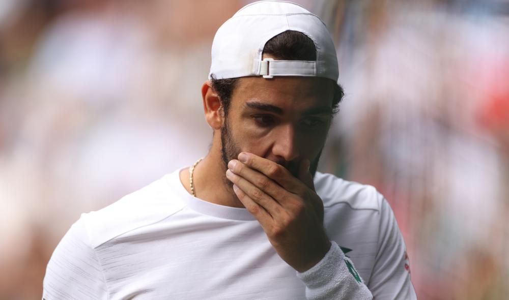 Berrettini withdraws from Wimbledon due to a positive Covid-19 test result