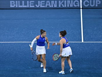 BJK Cup - Italy takes the lead in the final after first singles!