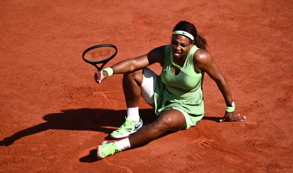 Serena Williams a calé en 1/8èmes à Roland Garros 