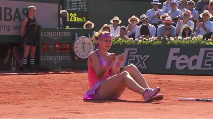 Safarova : C'est un rêve qui se réalise, je n'arrive pas encore à y croire (grand sourire incrédule)