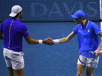For the second year running, Italy is in the Davis Cup final!
