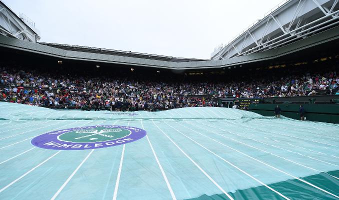 La pluie retarde le début des matchs à Wimbledon