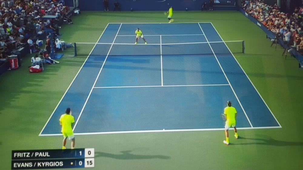 Comme l'impression de voir quadruple à l'US Open