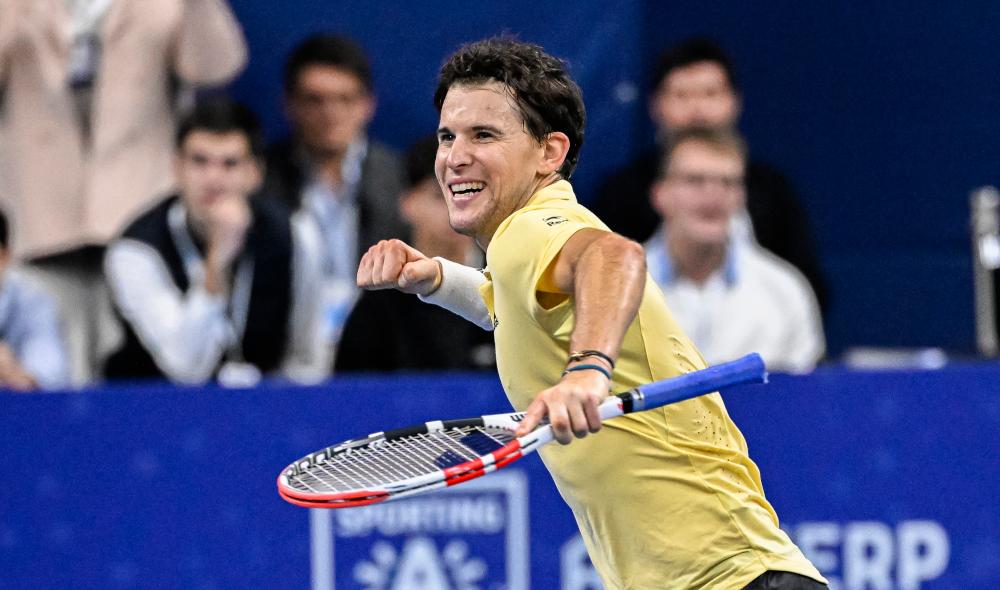 Thiem sauve 3 balles de match et s'offre Hurkacz à Anvers 