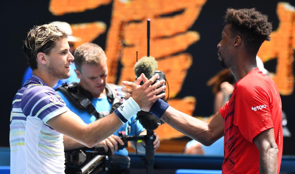 Monfils impuissant face à Thiem