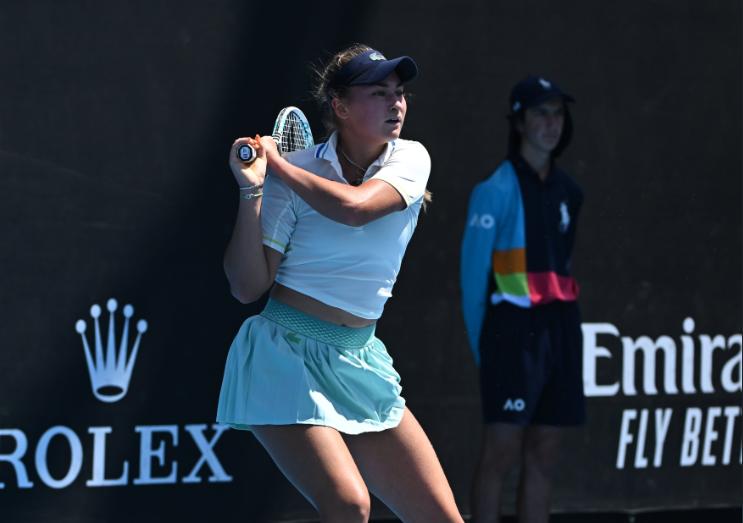 La Française Yaroslava Bartashevich s'arrête en 8e de finale à l'Open d'Australie juniors
