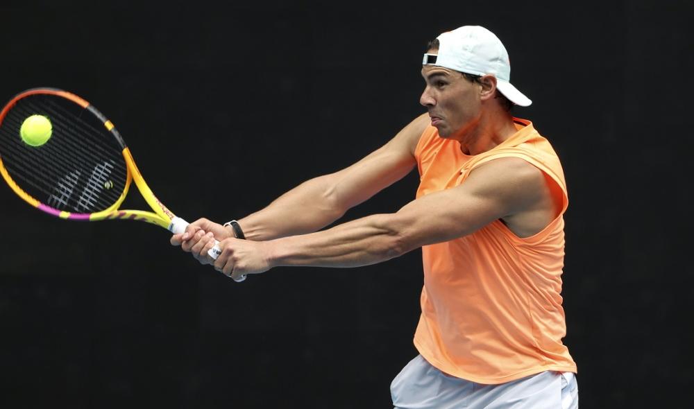 Everything looked good for Nadal during Wednesday practice