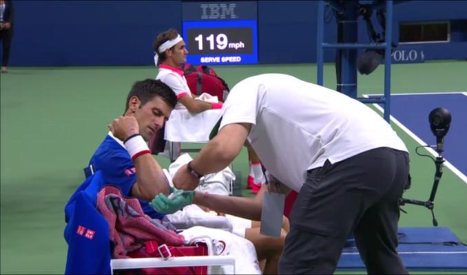 Plus de peur que mal pour Djokovic apparemment