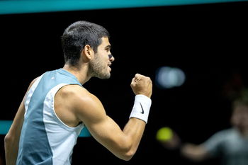 Johnson on Alcaraz's decision to play in Rotterdam: Maybe he's still mentally scarred after his ankle injury in Rio.