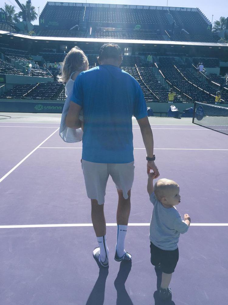 Bob Bryan était en famille à Miami