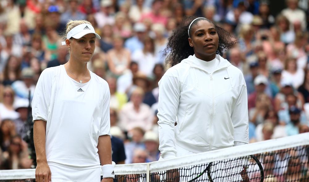 Wimbledon Women's final has just started between Serena and Kerber ! Those 2 play each other for the second time at this stage after 2016