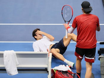 Basilashvili über den Vorfall zwischen Bergs und Garin: Wenn es Djokovic gewesen wäre, wäre er auf Lebenszeit disqualifiziert worden.