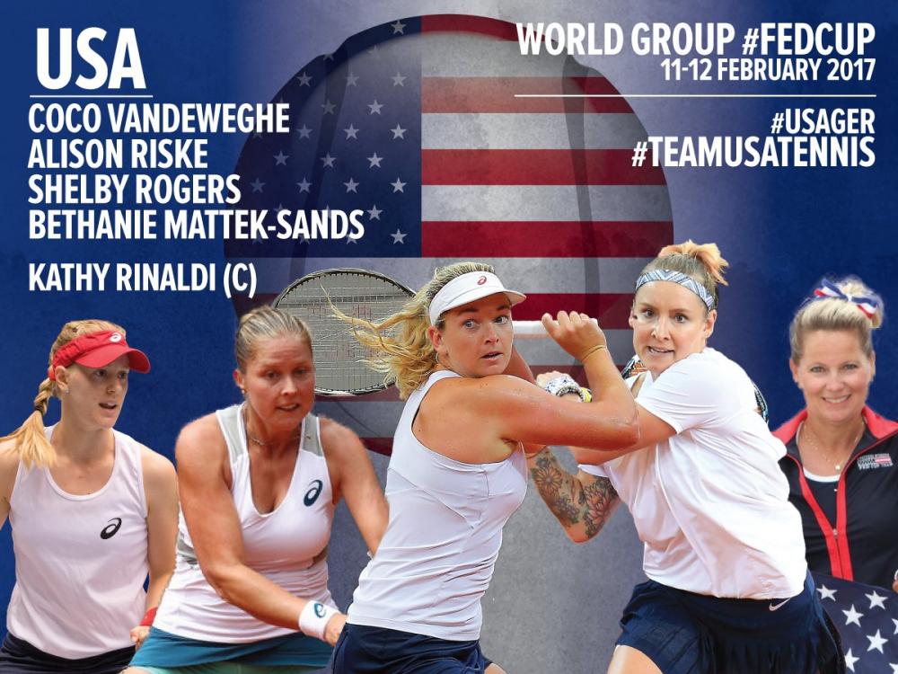 Fed Cup : Les Etats-Unis, sans les sœurs Williams mais avec Vandeweghe comme leader, reçoivent l'Allemagne, privée de Kerber