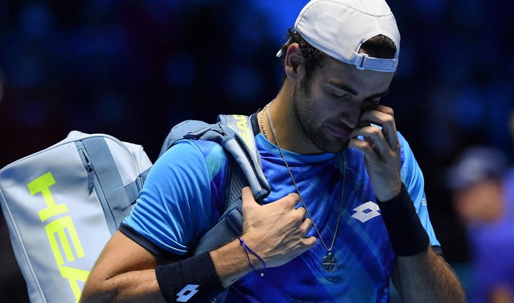 Berrettini withdraws from ATP Finals in Turin (abdominal injury)