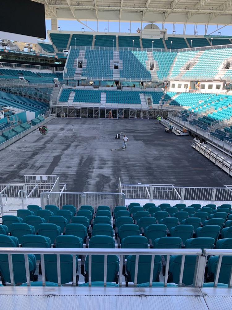L'Open de Miami déménage cette année au Hard Rock Stadium, stade de football américain