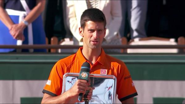 Djokovic : Il y a des choses plus importantes que des victoires. Le caractère et le respect. J'ai un grand respect pour toi Stan. Tu mérites ce titre