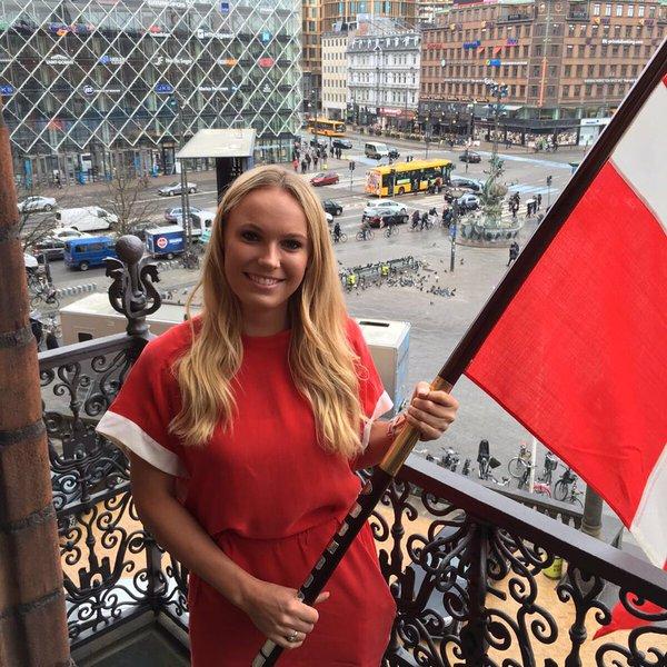 Wozniacki vient d'être désignée comme le porte-drapeau de son pays, le Danemark, pour la cérémonie d'ouverture des Jeux Olympiques de Rio