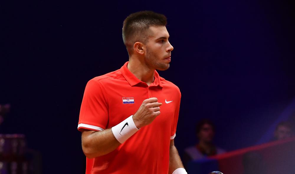 Coric offre le 1er point à la Croatie face à la France