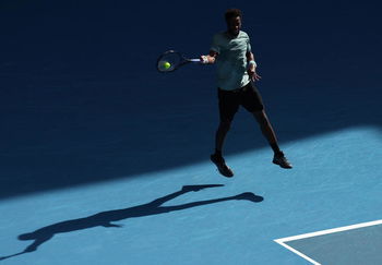 Monfils gives up to Shelton after a setback