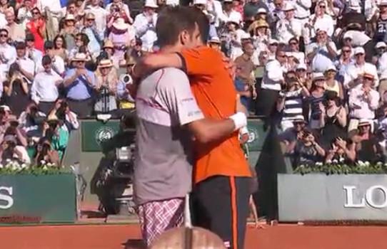 Djokovic a félicité chaudement Wawrinka après la balle de match