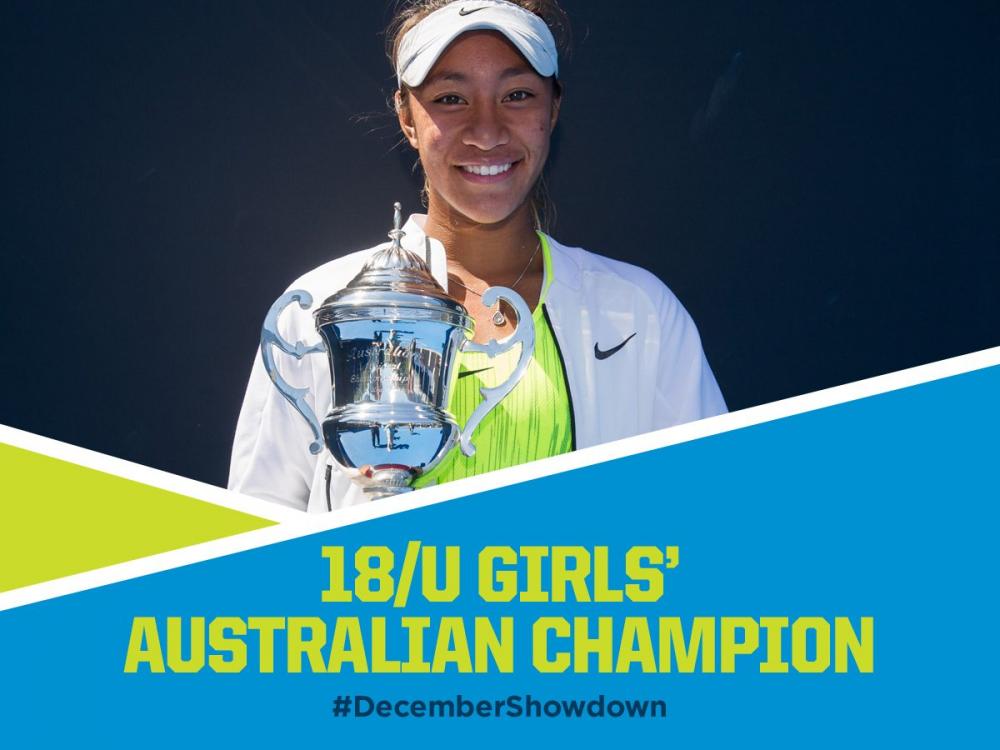 Destanee Aiava décroche une WC pour l'Open d'Australie en remportant le championnat U18 Australien