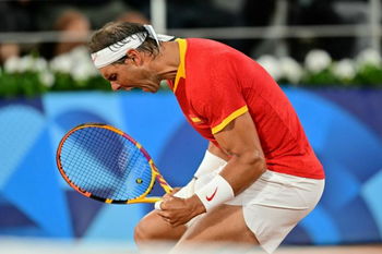 Diaz Acosta nach dem Training an der Seite von Nadal: Momente, die man nie vergisst.