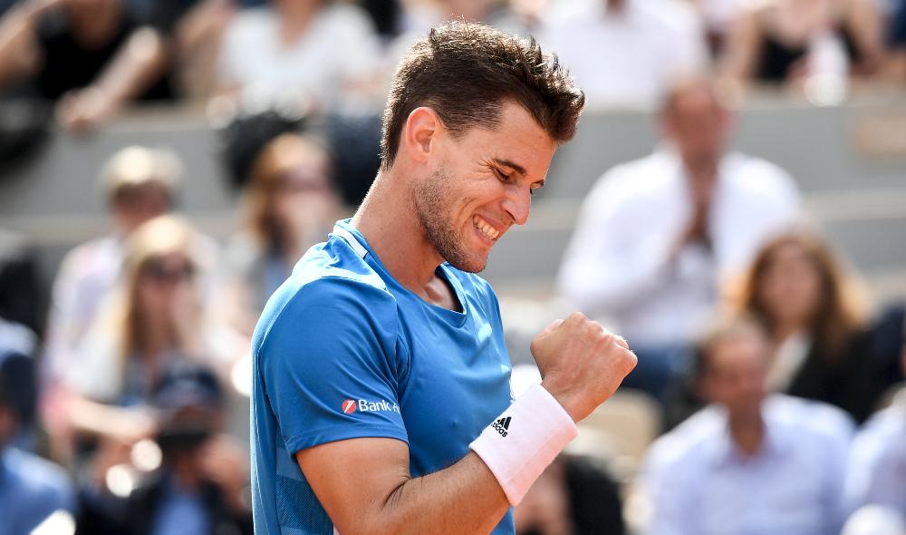 Thiem empoche le 1er set face à Djokovic 