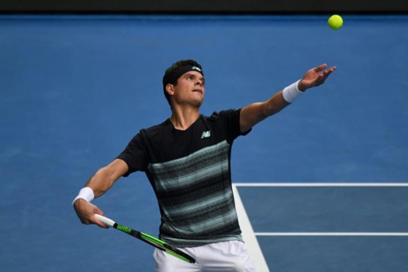 Raonic touché à la cuisse droite