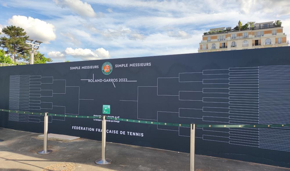 Suivez le tirage au sort des tableaux de simple de ce Roland Garros 2022 en Live