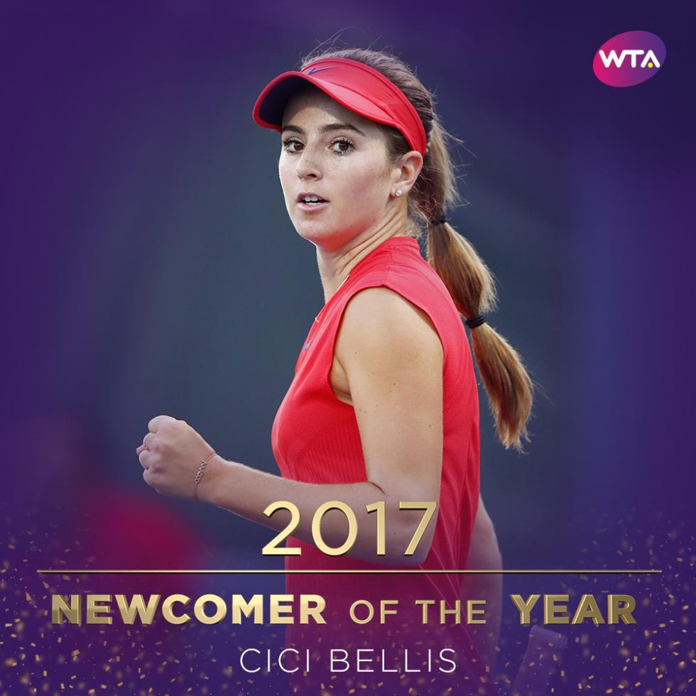 CiCi Bellis désignée comme étant la révélation de l'année en WTA