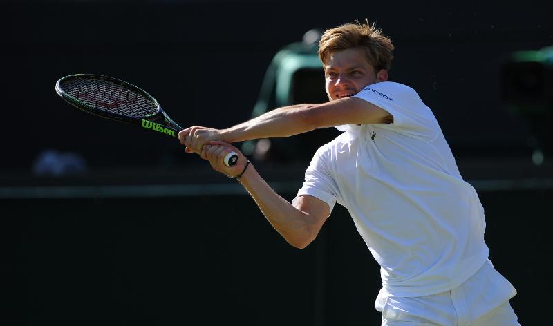 Goffin devant Roger-Vasselin ce mercredi à Wimbledon