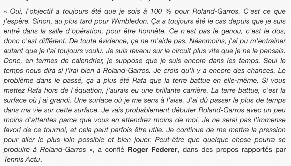 Federer : 