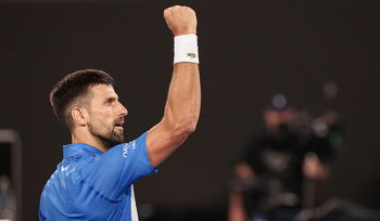 Djokovic easily wins his doubles match with Verdasco in Doha