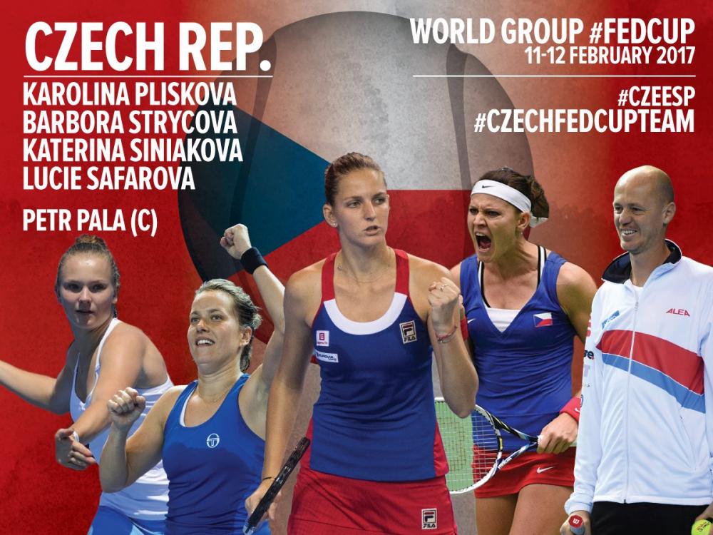 Fed Cup : L'Espagne de Muguruza défie une solide équipe tchèque composée de Karolina Pliskova, Strycova, Siniakova et Safarova