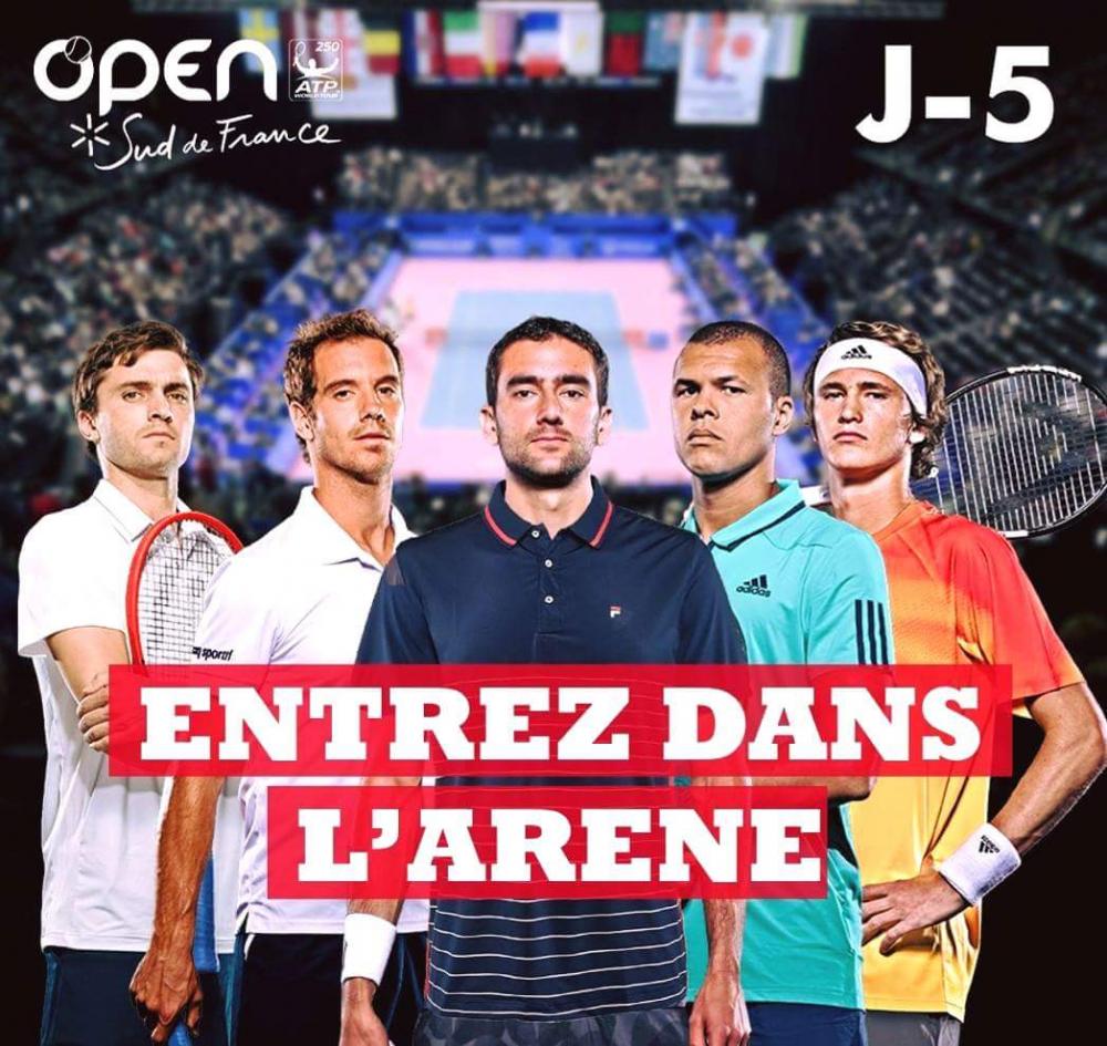 L'Open Sud de France (12 au 19 février) s'annonce alléchant avec comme têtes de série Gasquet, tenant du titre, Tsonga, Simon et A