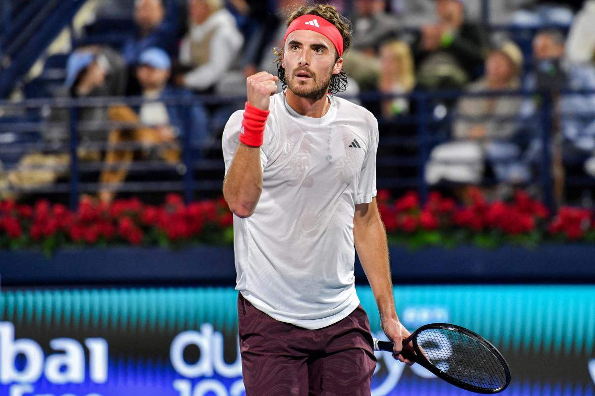 Tsitsipas remonta su primer ATP 500 en Dubái.