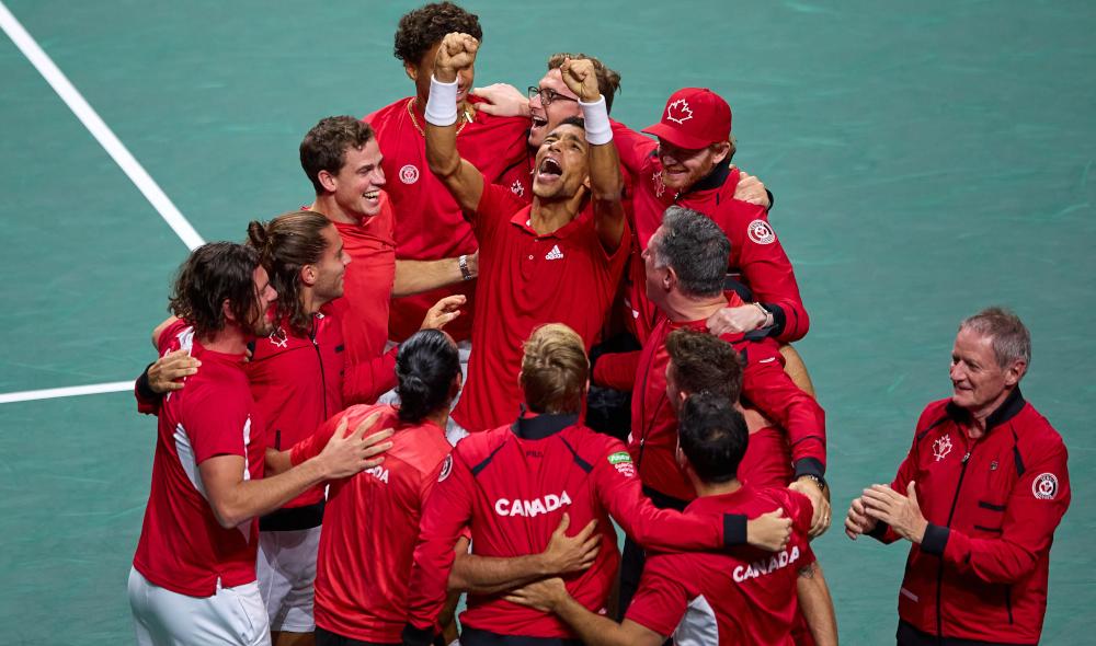 Canada wins its first Davis Cup! Auger-Aliassime and Shapovalov brought the 2 points of the victory over Australia in the final this Sunday