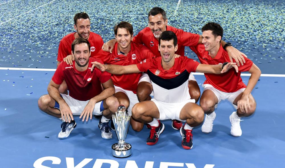 La Serbie bat l'Espagne et remporte la 1ère ATP Cup ! Djokovic et Troicki viennent d'apporter le point décisif du double à leur équipe
