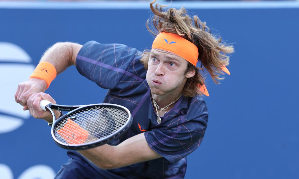 Rublev scares himself at the US Open!